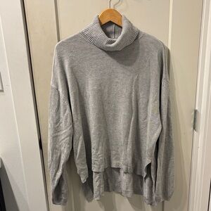 Emma Knudsen Gray Turtleneck Sweater